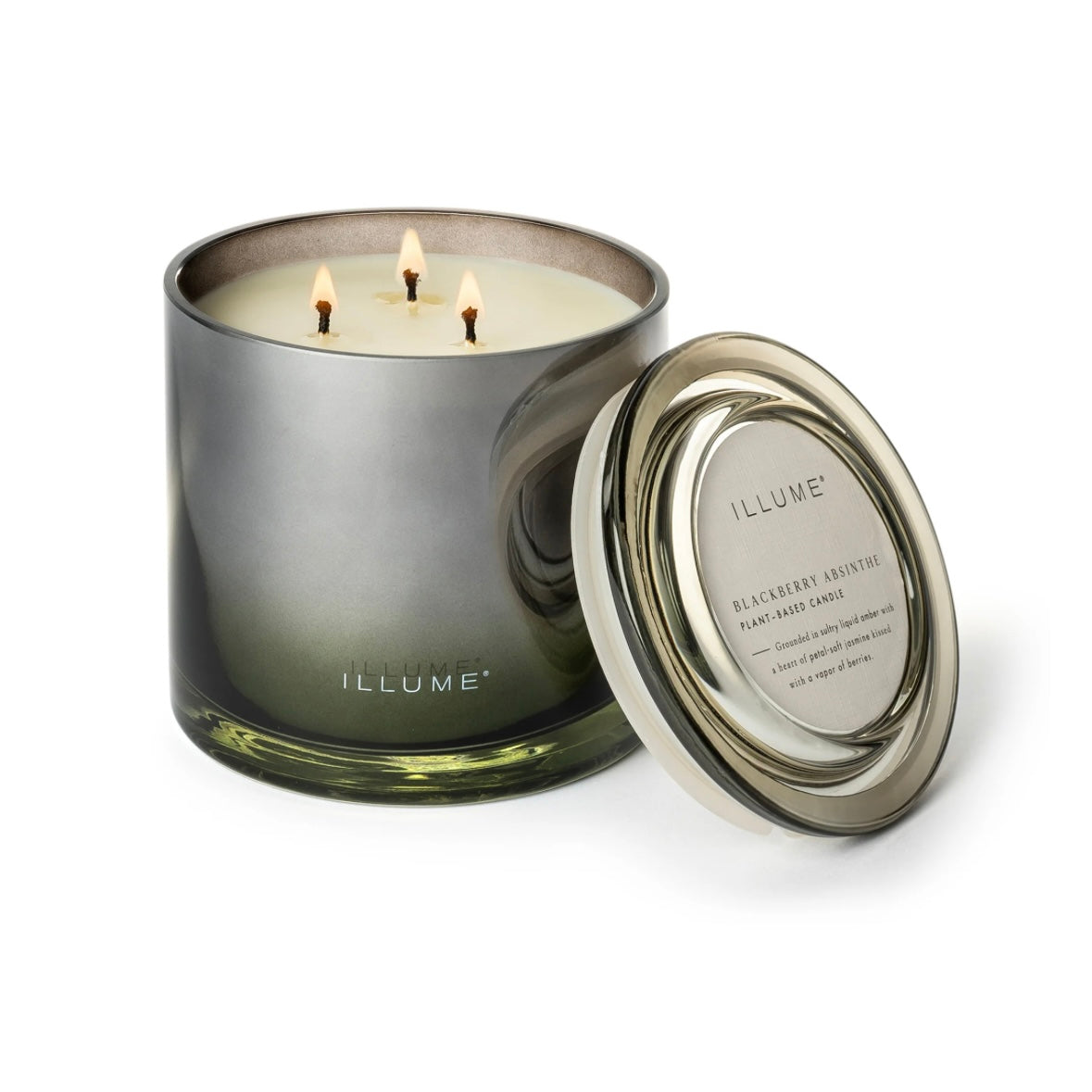 Illume - Blackberry Absinthe Statement Glass Candle