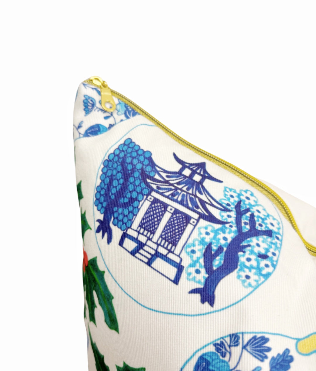 Chinoiserie Ornaments Pillow Cover