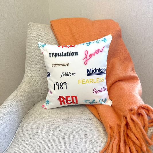 Taylor Swift - Albums Pillow + Apricot Throw