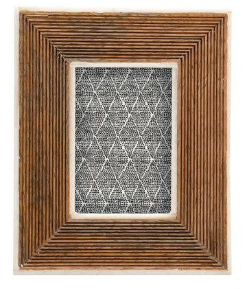 Mango Wood & Bone Frame