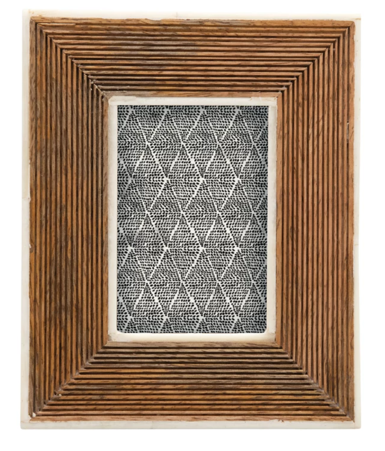 Mango Wood & Bone Frame