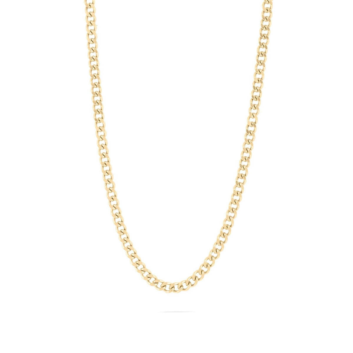 14K Gold Filled Plus™ Diamond Cut Curb Chain: 24" / 1.4mm