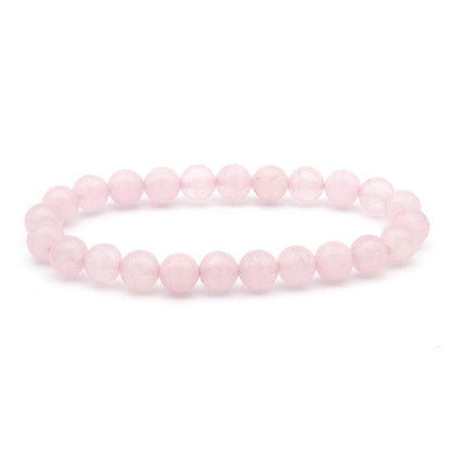 8MM Elastic Natural Stone Bracelets - CS: Imitation sunstone