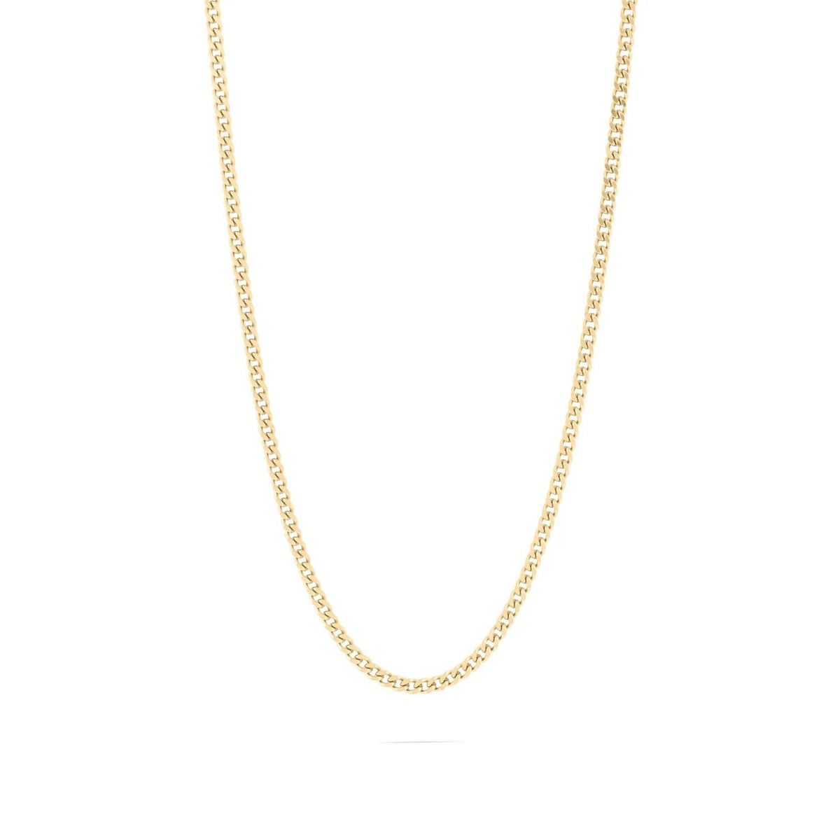 14K Gold Filled Plus™ Diamond Cut Curb Chain: 24" / 1.4mm