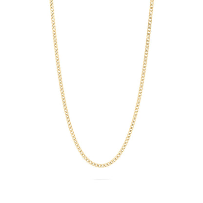 14K Gold Filled Plus™ Diamond Cut Curb Chain: 24" / 1.4mm