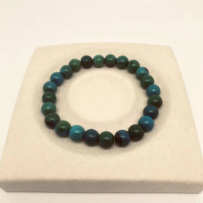 8MM Elastic Natural Stone Bracelets - Malachite 2