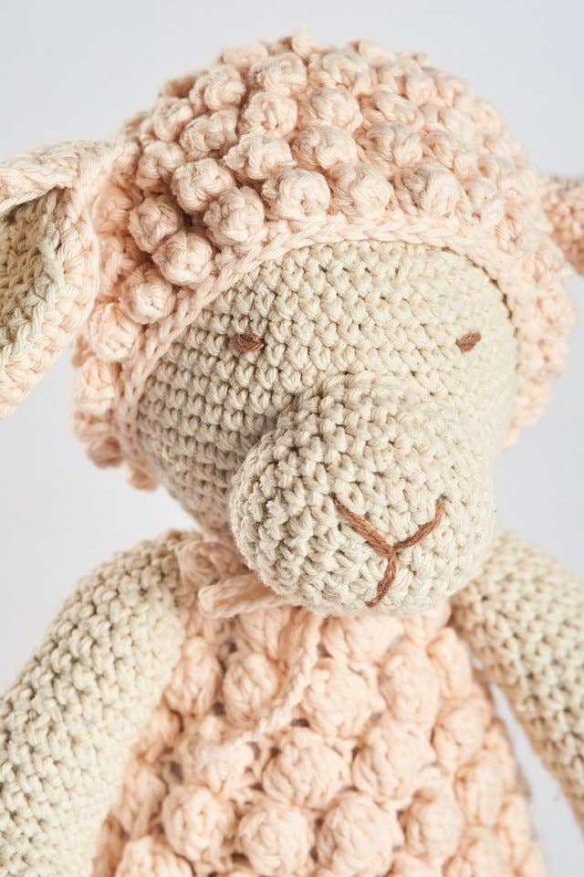 Florence the Sheep - 100% Natural Cotton Stuffed Toy