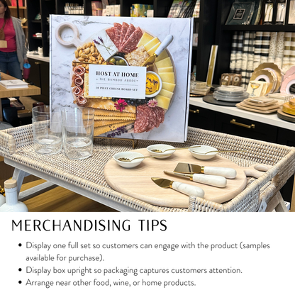 10 Piece Black  Charcuterie Board Gift Set Starter Kit