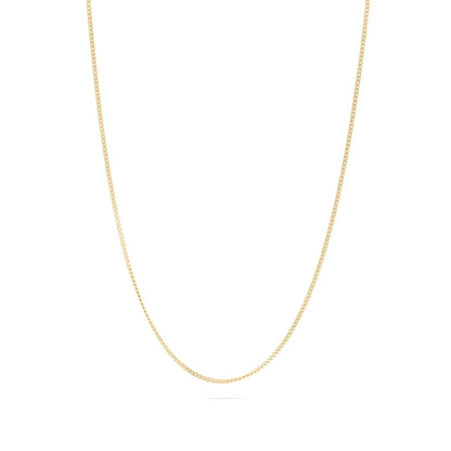 14K Gold Filled Plus™ Diamond Cut Curb Chain: 24" / 1.4mm