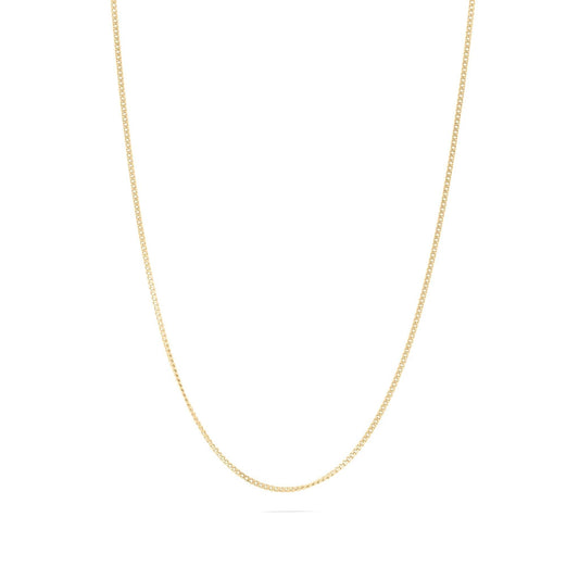 14K Gold Filled Plus™ Diamond Cut Curb Chain: 24" / 1.4mm