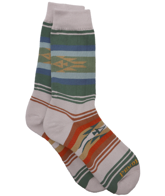 BEACH STRIPE CREW: IVORY / MD