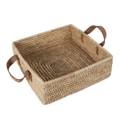 Leather Handled Basket