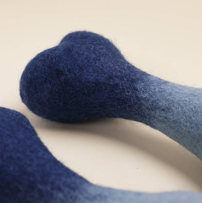 OMBRE WOOL BONE: Berry Blend / Small