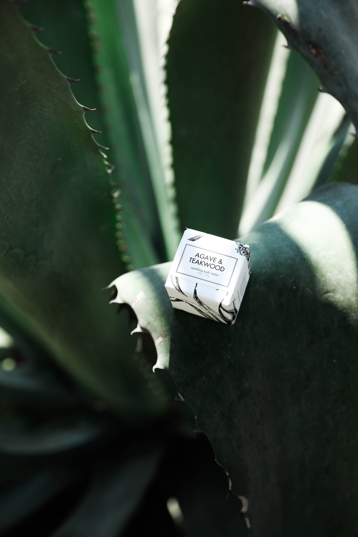 Agave & Teakwood Sparkling Bath Tablet
