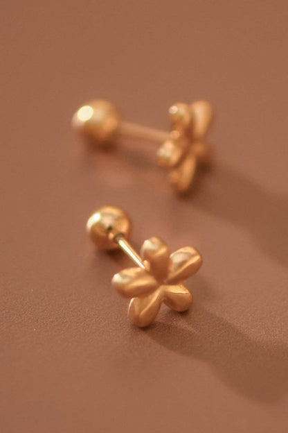 18K Gold Plated Waterproof Stainless Steel Stud Earrings - 7751: S0OX3T7751