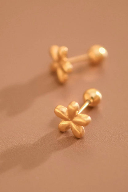 18K Gold Plated Waterproof Stainless Steel Stud Earrings - 7751: S0OX3T7751