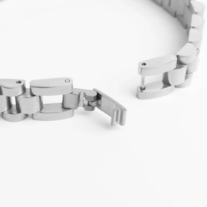 18K Tarnish free Watchband Chain Bracelet: Gold