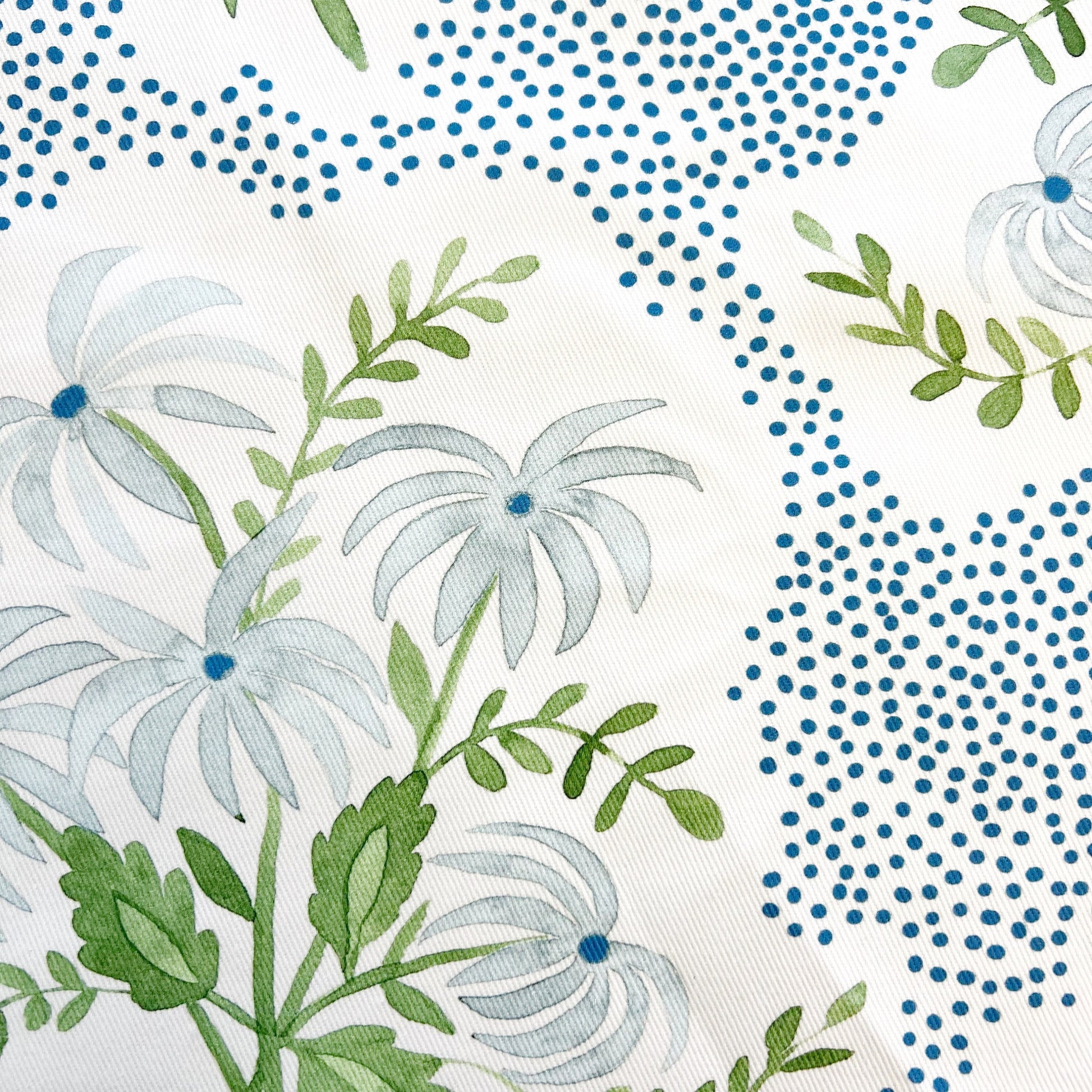 INCLUDES INSERTS! Spring Pillow Set : Pearl's Bouquet + Emma Stipe blue and green throw pillows by Danika Herrick