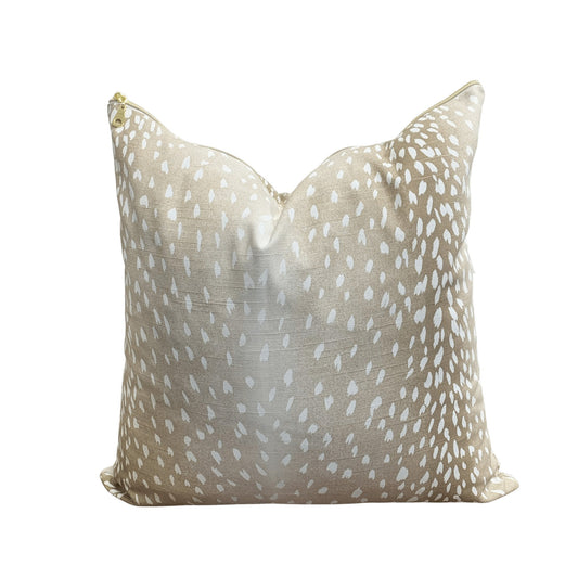 Cover Only | Antelope / Fawn | Designed by Vern Yip | Beige Fawn Print | Grandmillennial | Ombre Animal Print