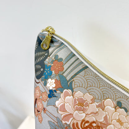 Cover Only | Gueth Japanese Garden Grey | Designed by Judith Gueth | Grandmillennial Accent Pillow | Chinoiserie