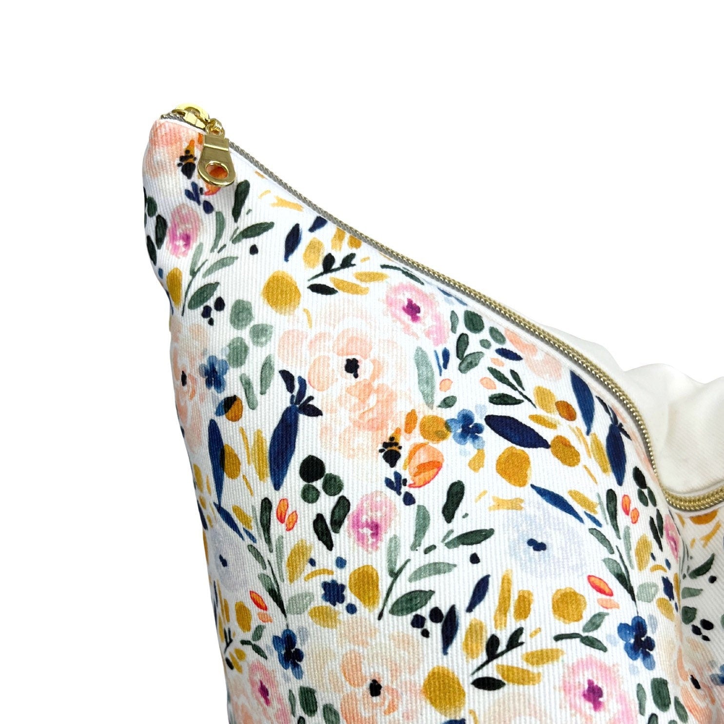 Cover Only | Sierra Floral - small repeat | Designed by Crystal Walen | Grandmillennial Accent Pillow