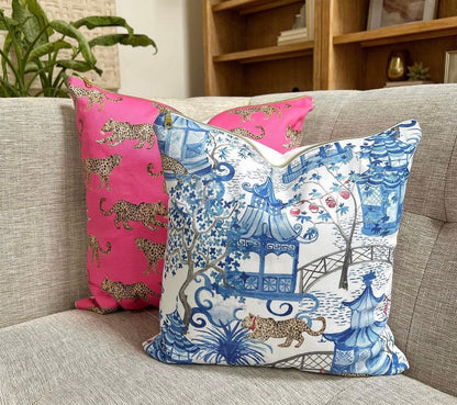 INCLUDES INSERTS 15x15 | Pink Leopards by Danika Herrick | 15x15