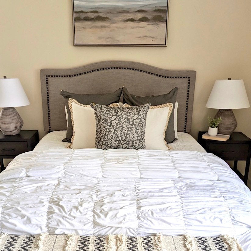 Cover Only | Farmhouse Cerie | Designed by Holli Zollinger | Dogwood Denim Pillow Cover | Machine Washable