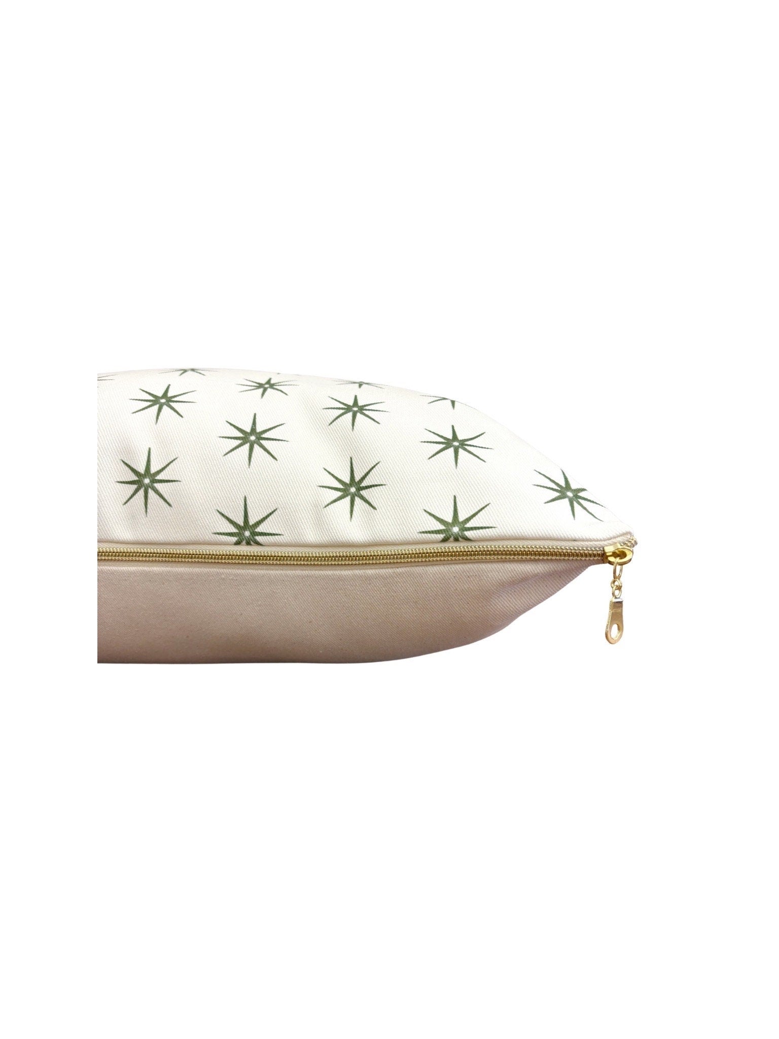 Cover Only | Olive and Cream Stars | Designed by Danika Herrick | Accent Pillow