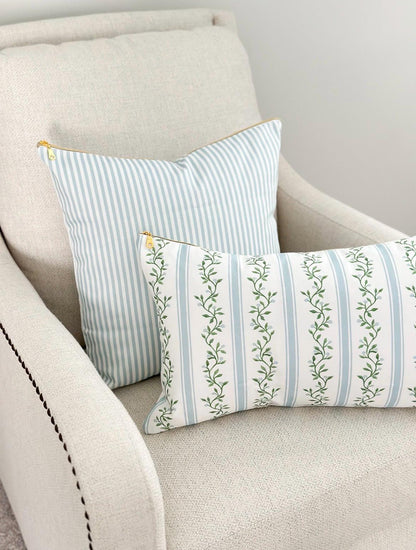 Cover Only | Libby Stripe | Designed by Danika Herrick | Grandmillennial Accent Pillow