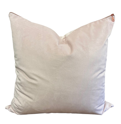 Velvet Pillow Cover - Light Pink