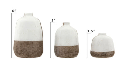 Terra Cotta Vase (set of three)