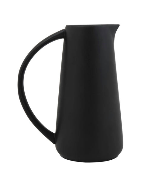 Stoneware Pitcher Black