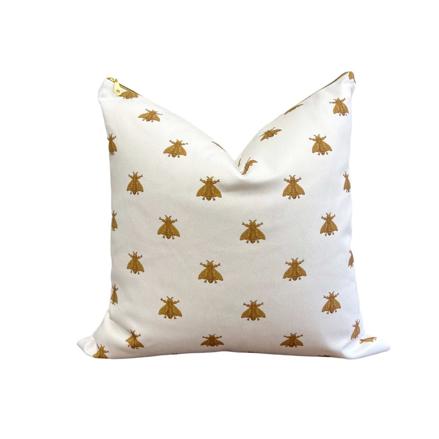 Napoleonic Bees White Pillow Cover