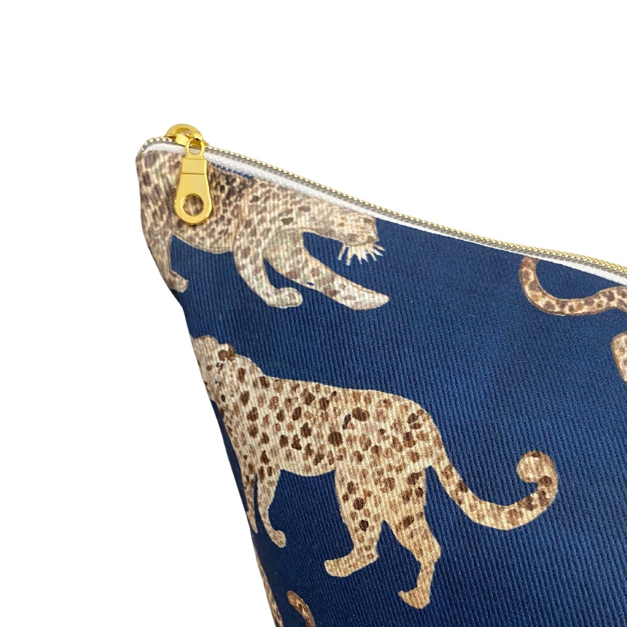 Navy Leopard Pillow Cover - Designed by Danika Herrick