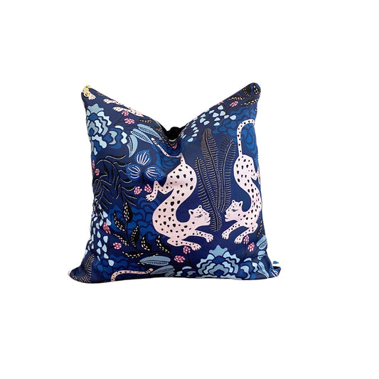 Tropical Leopards Pillow Cover
