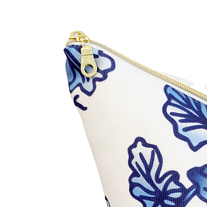 Chinoiserie Blue and White Floral Pillow Cover