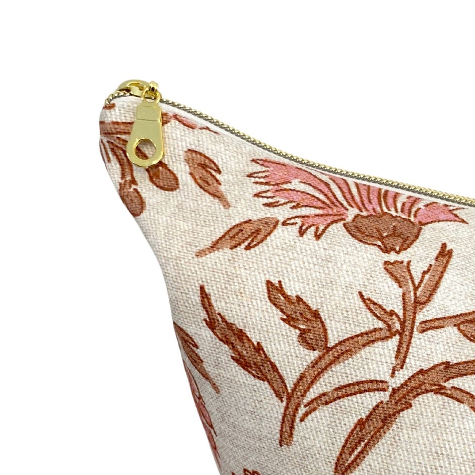 Kalami Floral Mauve Pillow Cover - Designed by Holli Zollinger