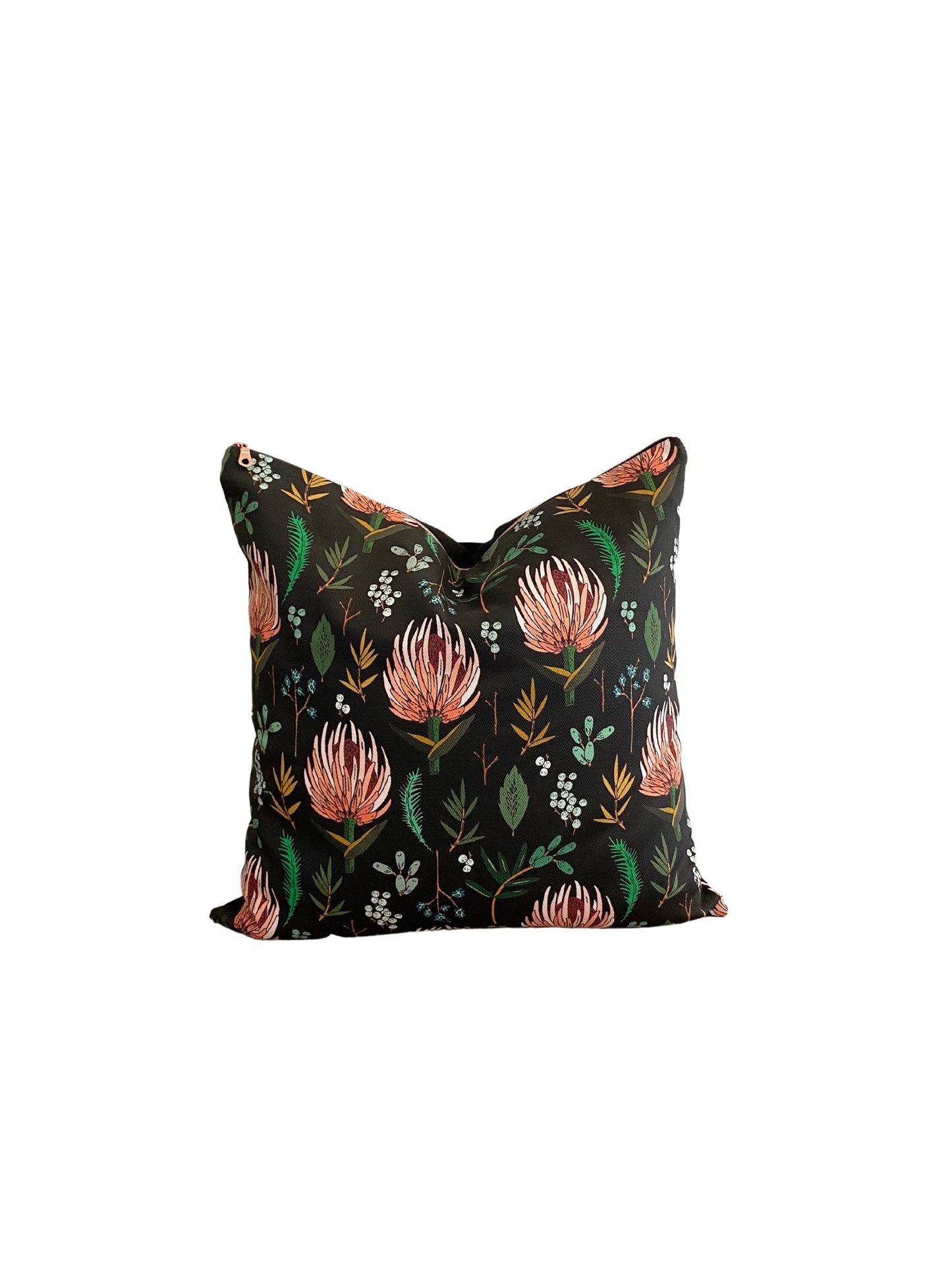 Protea Noir Pillow Cover - Designed by Holli Zollinger
