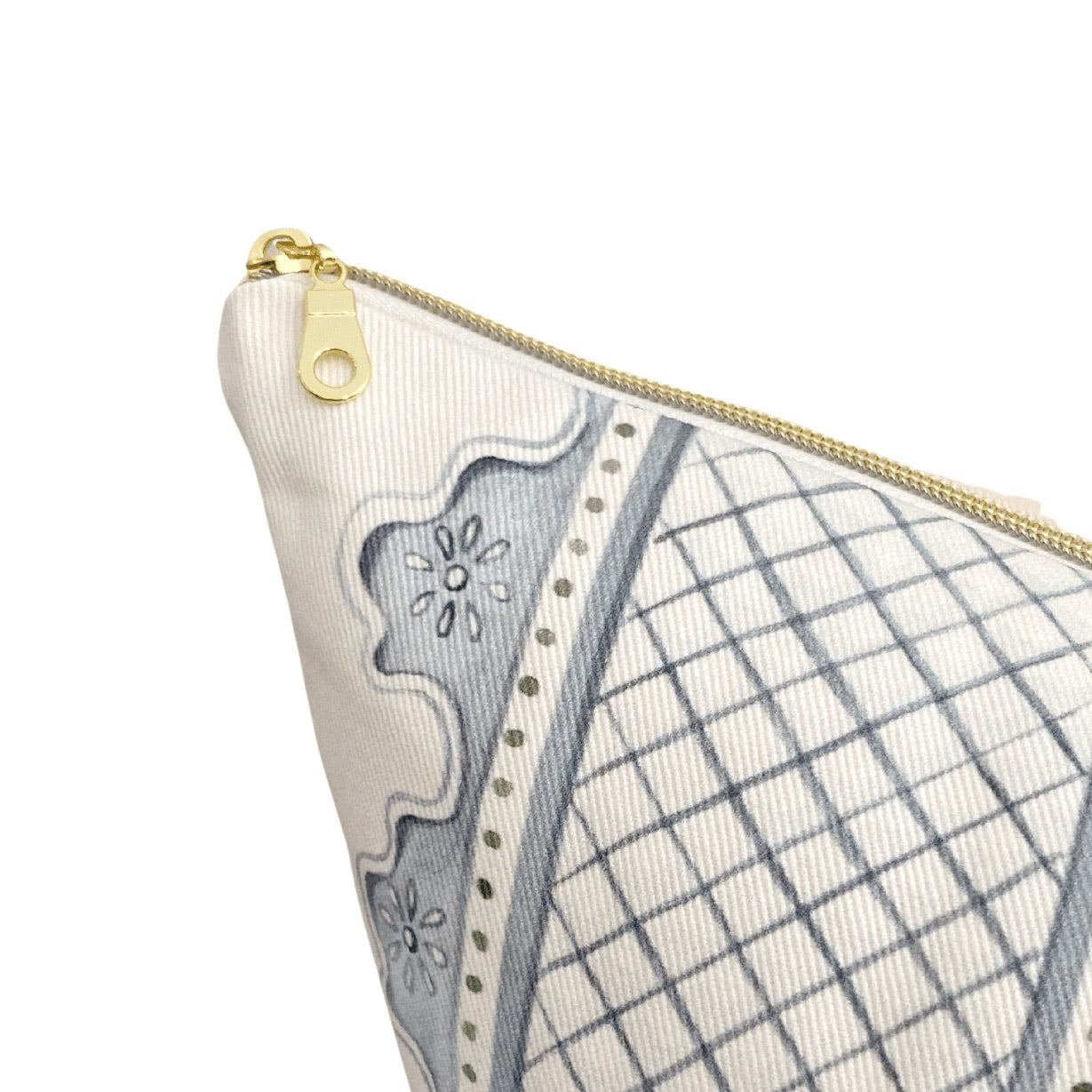 Celia Quiet Blue Stripe on Cream - Designed by Danika Herrick