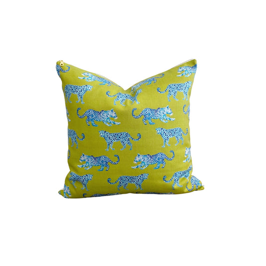 Citron Leopards Pillow Cover - Designed by Danika Herrick