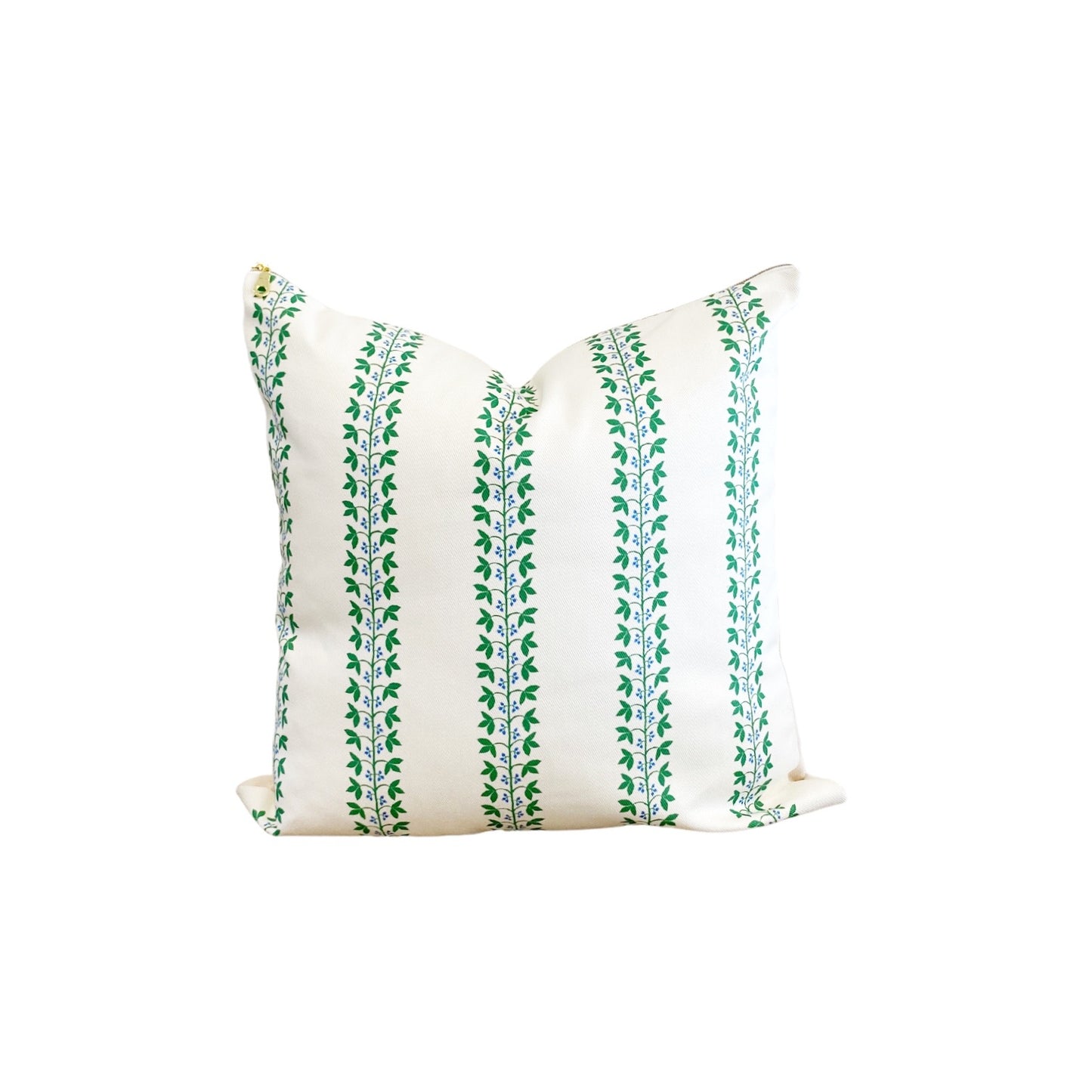 Berry Vine Stripe Pillow Cover - Designed by Danika Herrick