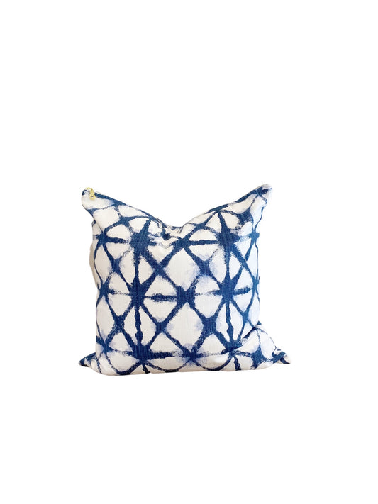 Japanese Shibori Pillow Cover