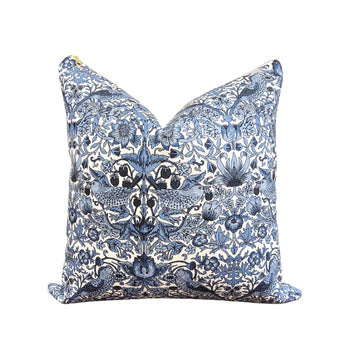 William Morris Strawberry Thieves - Blue and White