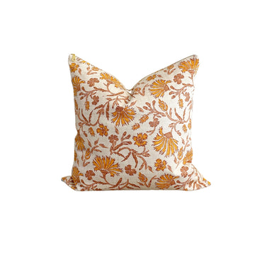 Kalami Floral Mustard - Designed by Holli Zollinger